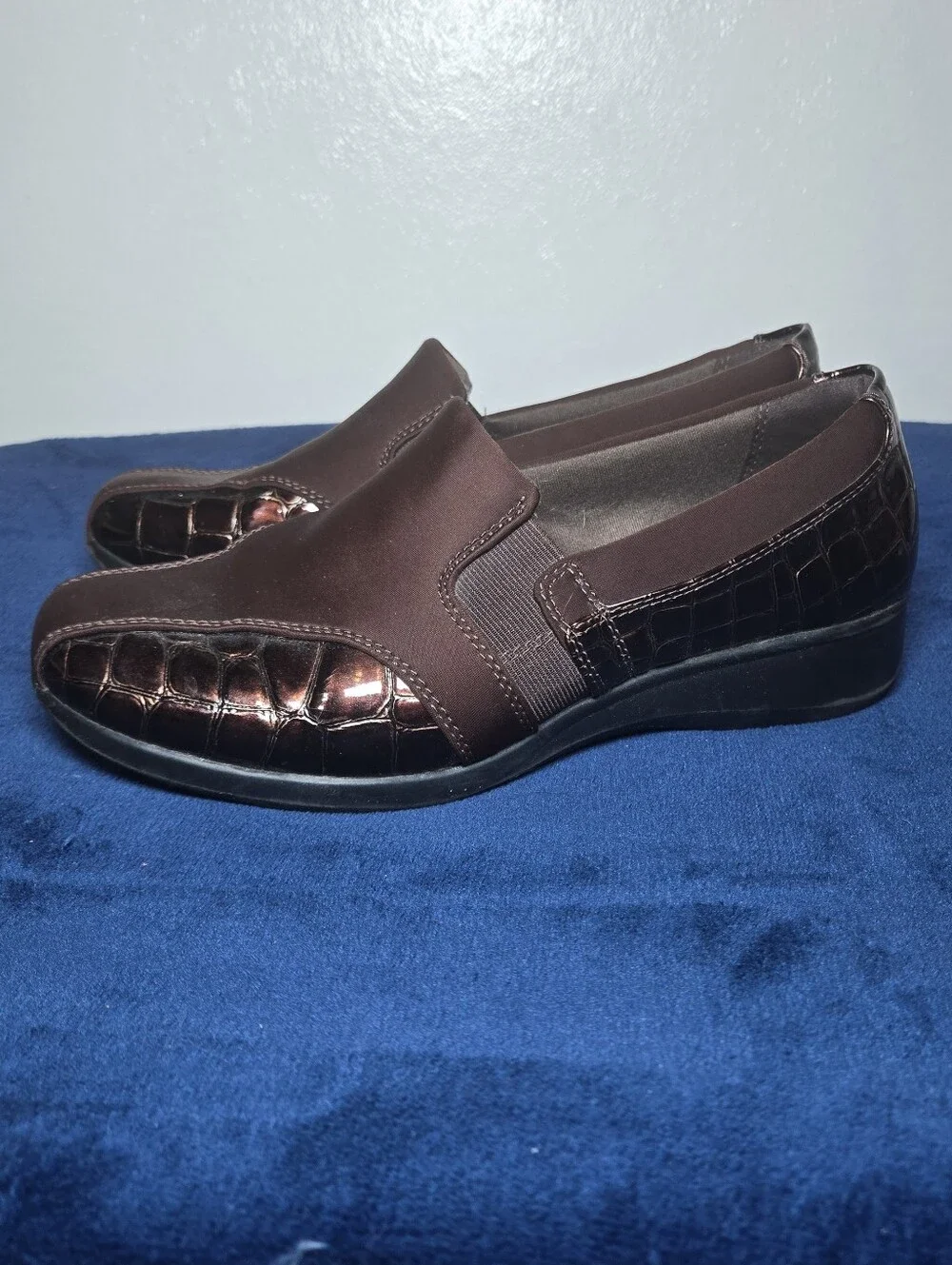 Clarks Gael Beam Casual Comfort Slip On Clog Size 9 Wide 26104691 Brown Copper